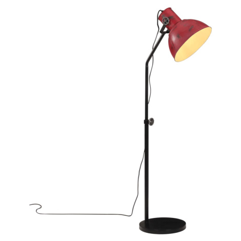 vidaXL Stojací lampa 25 W červená patina 30 x 30 x 90–150 cm E27