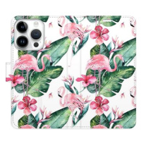 iSaprio flip pouzdro Flamingos Pattern pro iPhone 15 Pro