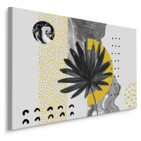 MyBestHome BOX Plátno Umělecká Díla S Listy A Vzory Varianta: 70x50