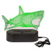 Popron.cz 3D lampa, žralok