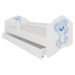 ArtAdrk Dětská postel CASIMO | se zásuvkou a zábranou Provedení: Víla s křídly