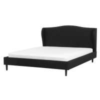 BELIANI postel COLMAR 180 × 200 cm, eko kůže, černá