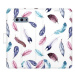 iSaprio flip pouzdro Colorful Feathers pro Samsung Galaxy S10e