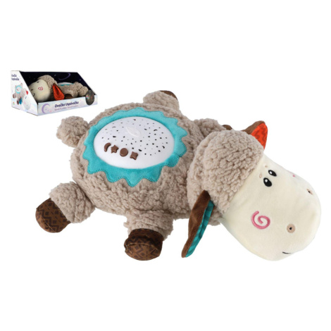 Ovečka uspávačka/usínáček projektor plyš, se zvukem, světlem Teddies