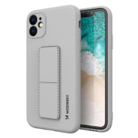 Wozinsky Kickstand Case silikonové pouzdro se stojánkem Samsung Galaxy A22 5G šedé