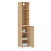 vidaXL Skříň highboard dub sonoma 34,5 x 34 x 180 cm kompozitní dřevo