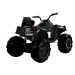 mamido  Dětská elektrická čtyřkolka ATV s ovladačem, EVA kola černá