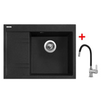 Sinks RIM 650 P Granblack + Flexia