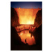 Fotografie Hoover Dam at Night, 26.7 × 40 cm