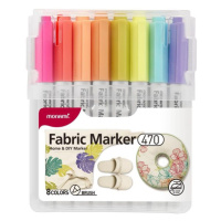 Sada popisovačů na textil Monami 470 Fabric Marker - 8 ks