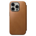 Nomad Modern Leather Folio iPhone 15 Pro english tan