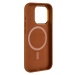 FIXED MagLeather kožený kryt s MagSafe Apple iPhone 15 Plus hnědý