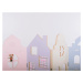 Myminihome Multifunkční paravan do dětského pokoje ve tvaru domku Zvolte barvu: Nelakovaná