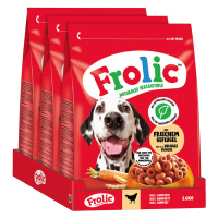 Frolic Drůbeží, zelenina + rýže - 7,8 kg (3 x 2,6 kg)