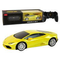 mamido Auto na dálkové ovládání RC Lamborghini Huracan Rastar 1:24 žluté