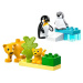 LEGO® DUPLO® 10442 Rodinky divokých zvířat: Tučňáci a lvi