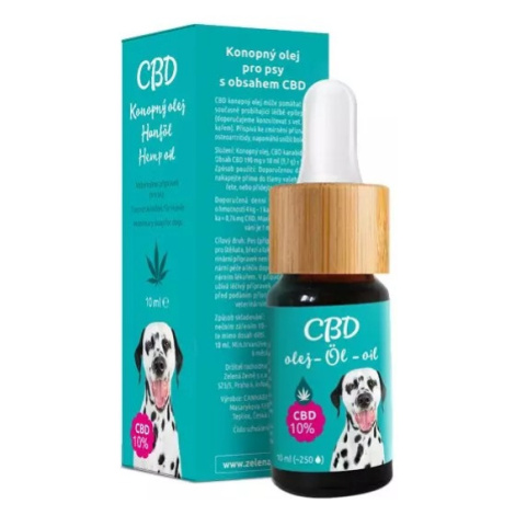 Zelená Země CBD olej pro psy 10%, 10 ml