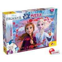 LISCIANI - FROZEN II Puzzle 60 oboustranné 50x35 cm 2v1