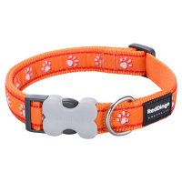 RedDingo Obojek Desert Paws Orange - 1,5/24 až 36cm