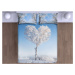 Gipetex Natural Dream 3D italské povlečení 100% bavlna Love tree - 140x220 / 70x90 cm