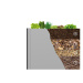 Biohort Zvýšený truhlík na zeleninu 1 x 0,5 (šedý křemen metalíza) 1 x 0,5 (2 krabice)