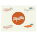 Benlemi Jednolůžková postel ze dřeva SAFE 5v1 se zábranou a přistýlkou Zvolte barvu: Béžová, Zvo