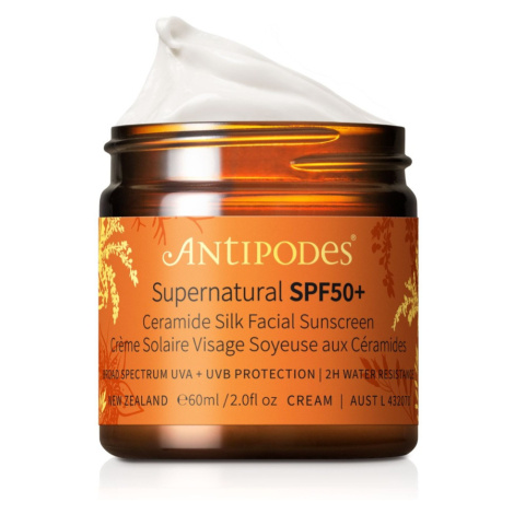 Antipodes Supernatural SPF50+ Ceramide Silk Facial Sunscreen 60 ml