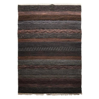 Diamond Carpets koberce Ručně vázaný kusový koberec Black Melange DE 2006 Multi Colour - 140x200