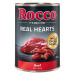 Výhodné balení: Rocco Real Hearts 24 x 400 g - hovězí s celými kuřecími srdci