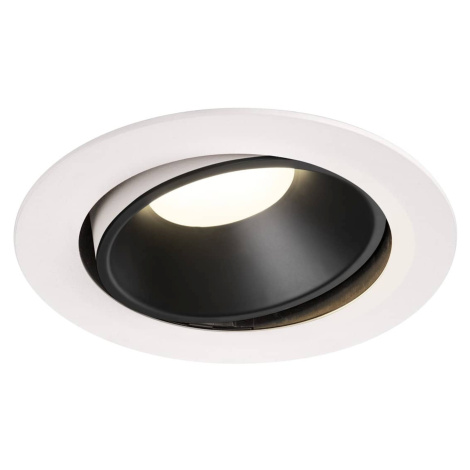 SLV BIG WHITE NUMINOS MOVE DL XL vnitřní LED zápustné stropní svítidlo bílá/černá 4000 K 40° oto