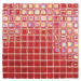 Skleněná mozaika Mosavit Acquaris červená 30x30 cm lesk ACQUARISPA
