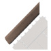 G21 Přechodová lišta G21 Indický teak pro WPC dlaždice, 38,5 x 7,5 cm rohová (levá) G21-63910068