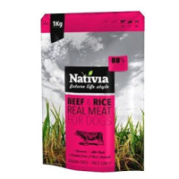 Nativia Real Meat - Beef & Rice 1 kg