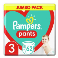 PAMPERS Pants 3 (6-11 kg) 62 ks Jumbo pack - plenkové kalhotky