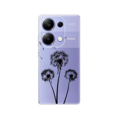 iSaprio Three Dandelions - black - Xiaomi Redmi Note 13 Pro