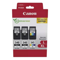 Inkoustové Náplně Canon 2*PG540L CL541XL 2*černá 1*barva originální sada