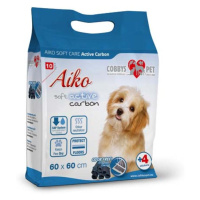 Aiko Soft Care Active Carbon 60x60cm 10ks plena pro psy s aktivním uhlím se čtyřm