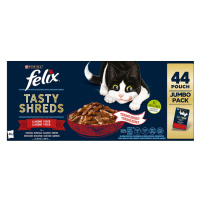 FELIX Tasty Shreds lahodný výběr ve šťávě 44 x 80 g
