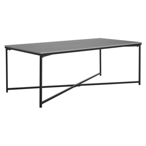 Livetastic KONFERENČNÍ STOLEK, šedá, černá, kov, keramika, 120/60/42 cm