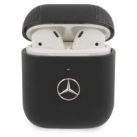 Mercedes Kožené pouzdro MEA2CSLBK pro Apple AirPods 1/2 black