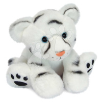 Plyšový sněžný tygr Baby White Tiger Histoire d’ Ours v dárkovém balení bílý 18 cm od 0 měsíců