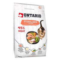 ONTARIO Cat Sterilised Salmon 0,4 kg