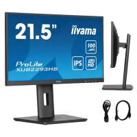 Monitor iiyama ProLite XUB2293HS-B6 22 Ips Led 1ms 100hz /hdmi Dp/ Has