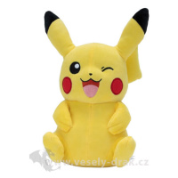 Pokémon plyšák Pikachu - veselý 30 cm