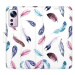 iSaprio flip pouzdro Colorful Feathers pro Xiaomi 12 / 12X