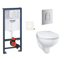 Závěsný wc set do lehkých stěn / předstěnová montáž Grohe Bau Ceramic SIKOGRSBAUA