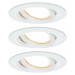 PAULMANN Vestavné svítidlo LED Nova Plus kruhové 3x6,8W bílá mat výklopné stmívatelné 936.82 P 9