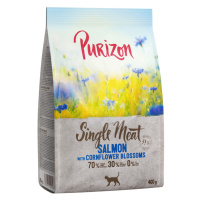 Purizon Single Meat losos s květy chrpy - 400 g