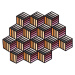GAN designové koberce Parquet Hexagon (153 x 203 cm)