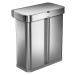 Simplehuman RECTANGULAR 58L DUAL - ST2036 - Bezdotykový koš